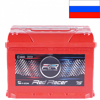���� ������������ RED RACER 6CT 75Ah L+ 700A EN 277x175x190 ��. ��. L3